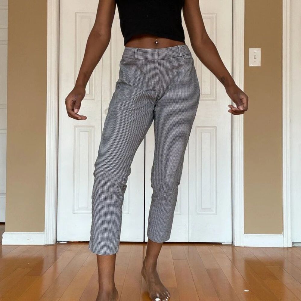Banana Republic Gingham Trousers | Size 8